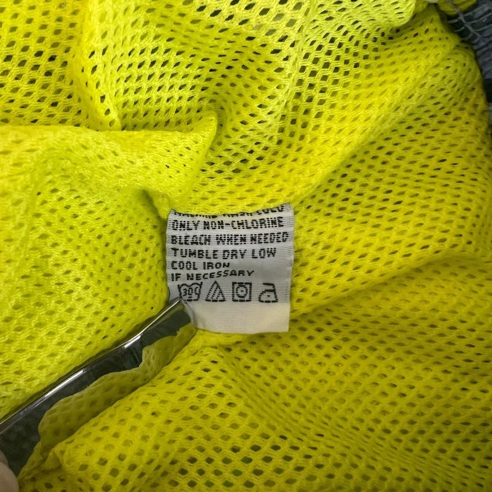 Tommy Bahama Mens XL Blue Yellow Tropical Bamboo Mesh Swim Trunks Shorts‎